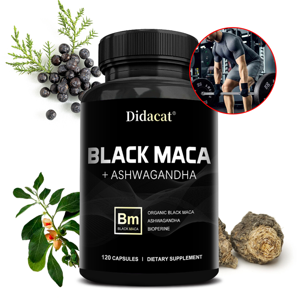 Herbal Queen - Organic Black Maca + Ashwagandha -