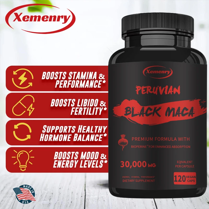 Maximum Strength Black Maca Ro - Herbal Queen 评论和价格