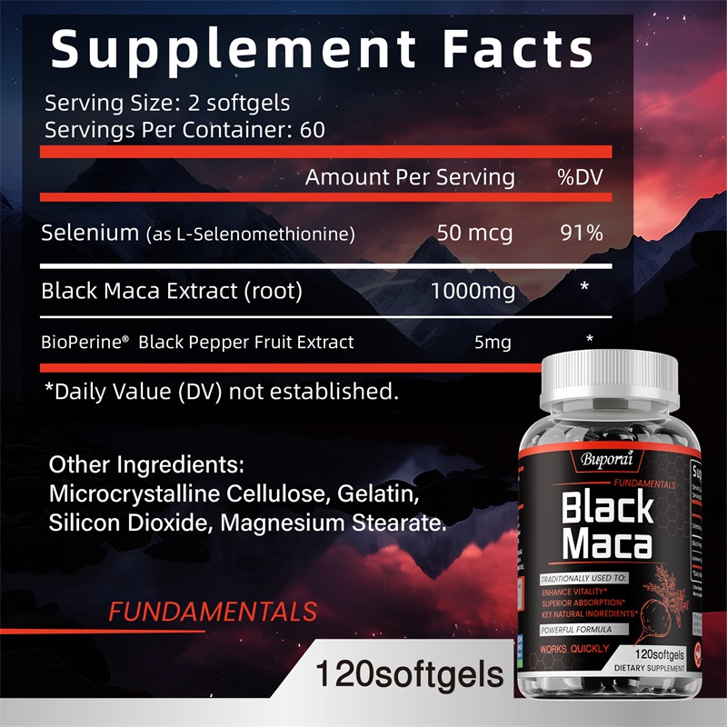Black Maca Supplement - Enhanc - Herbal Queen 评论和价格