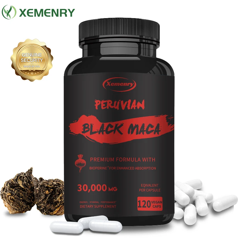 Xemenry Natural Capsules Black - Herbal Queen 评论和价格