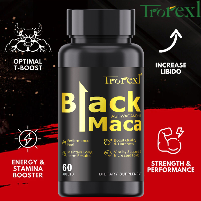Organic Black Maca Pills 60 Ta - Herbal Queen 评论和价格