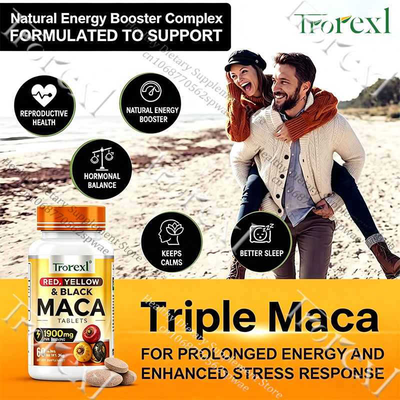 Natural Maca Root Tablets-Supp - Herbal Queen 评论和价格