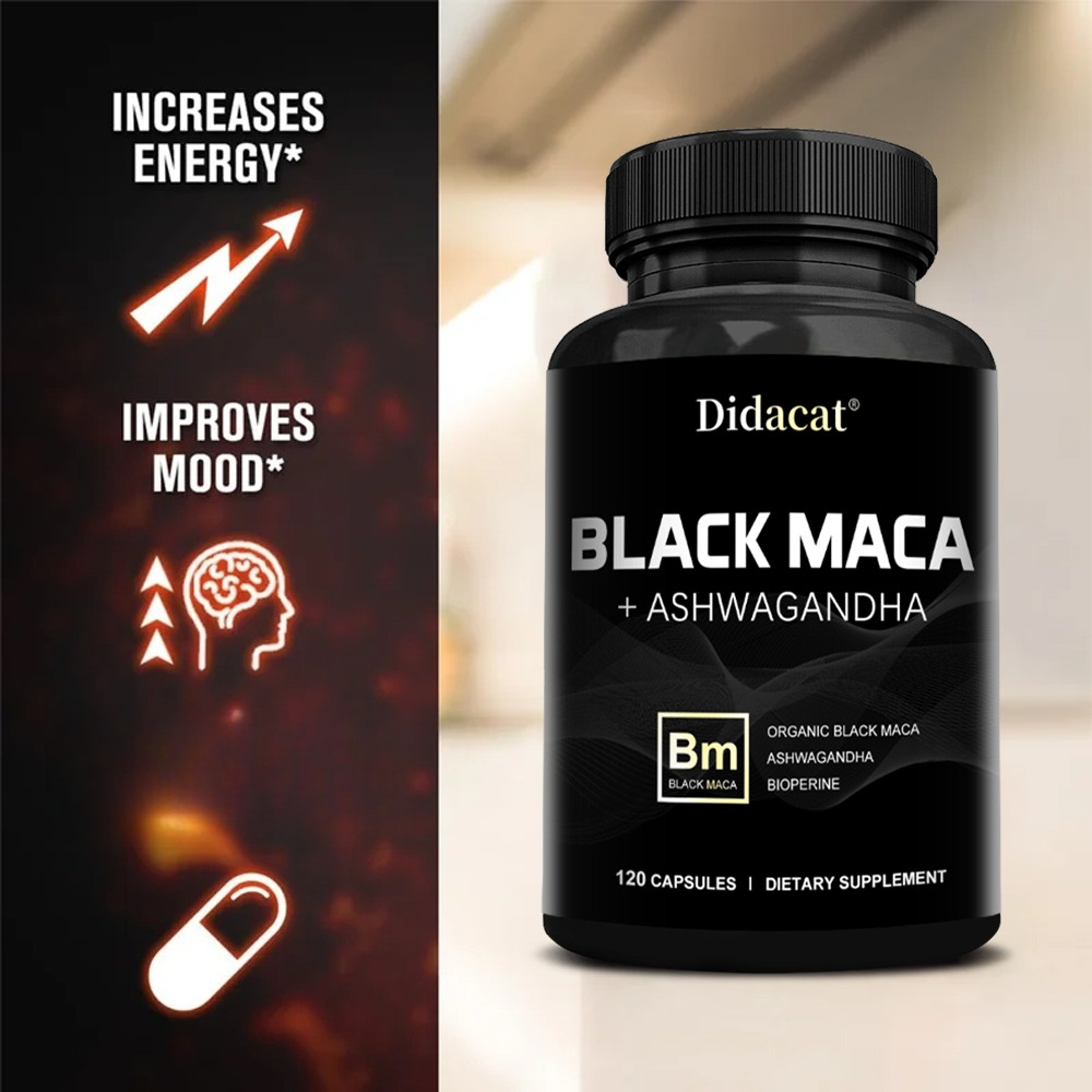 Organic Black Maca + Ashwagand - Herbal Queen 评论和价格