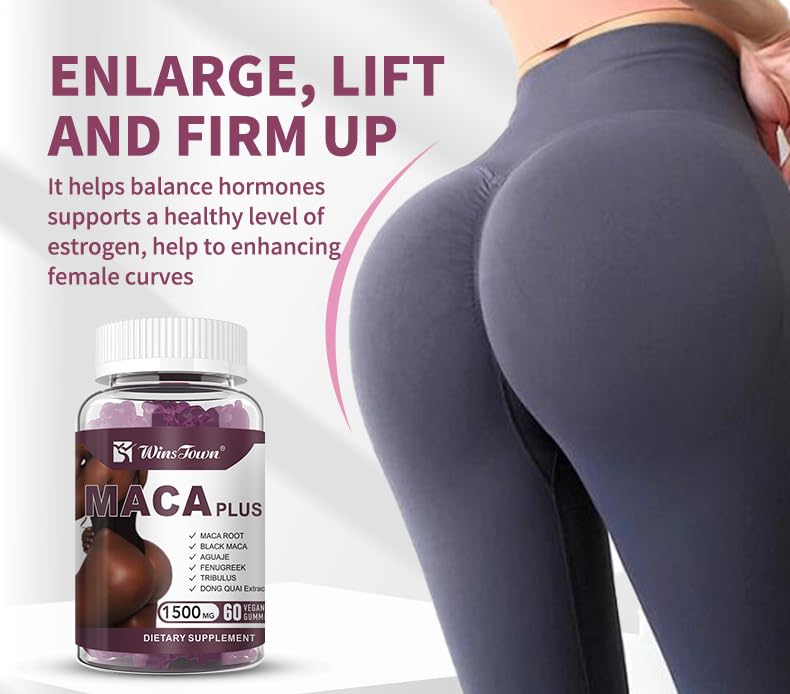 Maca Plus Gummies, Hip Butt Gu - Herbal Queen 评论和价格